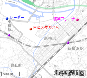 小机駅から徒歩5分の新横浜レーダー