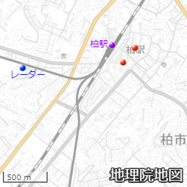 東京気象レーダーと2つのタワマン